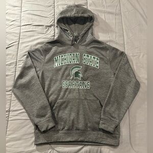 Michigan State University Men’s Large Grey Hoodie
